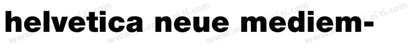 helvetica neue mediem字体转换